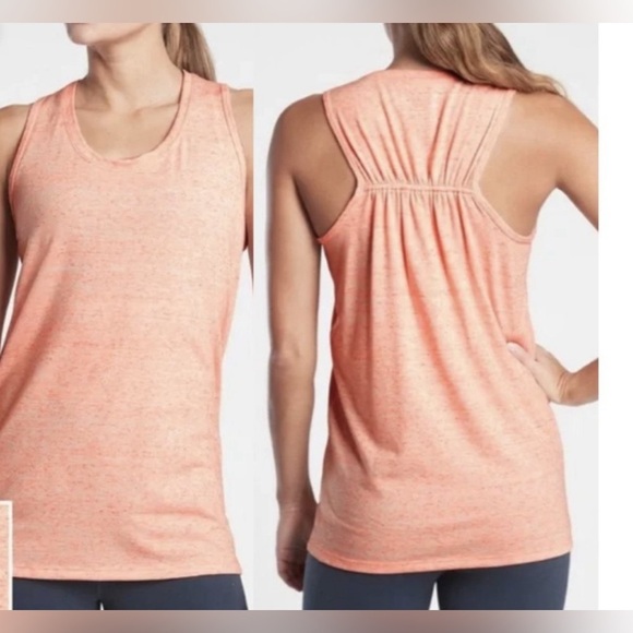 Athleta Tops - Athleta Drishti Textured Tank Top Island Coral Size Large